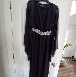Embellished batwing dress